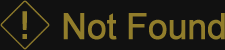 Not Found