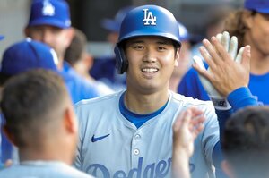 【話題】大谷翔平48本塁打120打点32盗塁 打率.320ペースより“スゴい事実”ド軍とエ軍成績を並べると…