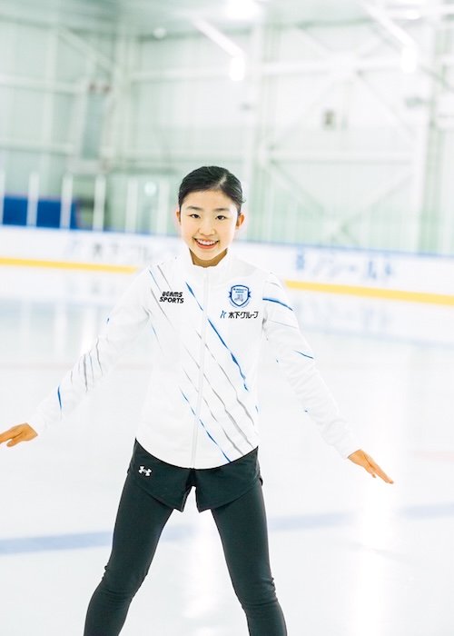 フィギュアスケートの新星、千葉百音