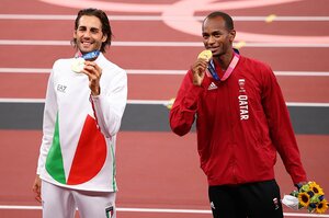 【続きを読む】“選手生命危機の大ケガ”から5年、東京で金メダルを分かち合い… イタリア＆カタール人のエモすぎ友情物語とは