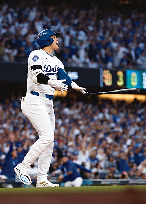 ＜GAME 1＞1回に3点の劣勢に立たされたが、大谷が2回、右翼に同点3ラン。豪快に打ち勝ち初戦を制した