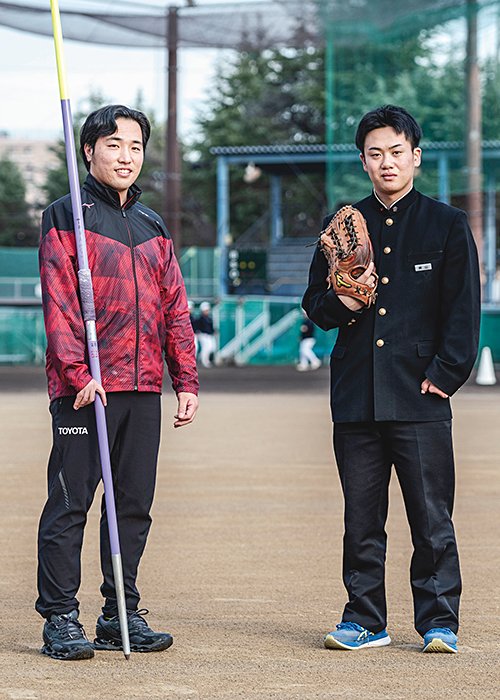 高橋峻也（左） と横山温大