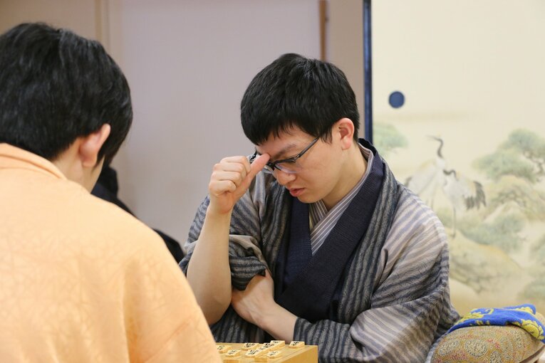 王将戦第7局の様子（写真は右に続きます）　©Shintaro Okawa