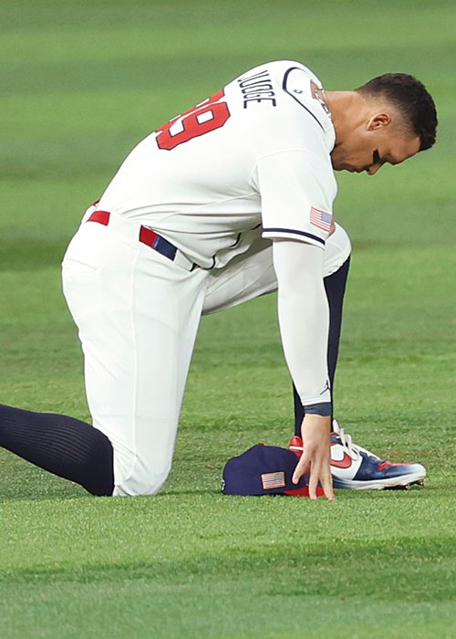 Aaron Judge　MVP3度。アメリカ代表の主将としてWBC初出場も母国は2大会連続準優勝となった