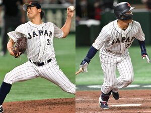 第2先発としてゲームを引き締めた今永（左）と、勝負強さを発揮した吉田。韓国メディアは大谷同様にその力を認めた