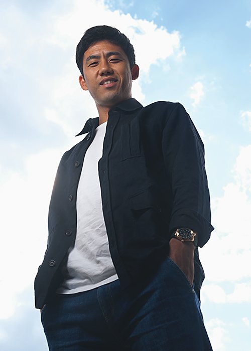 プレミア開幕直前、Numberのインタビューに応じた遠藤航