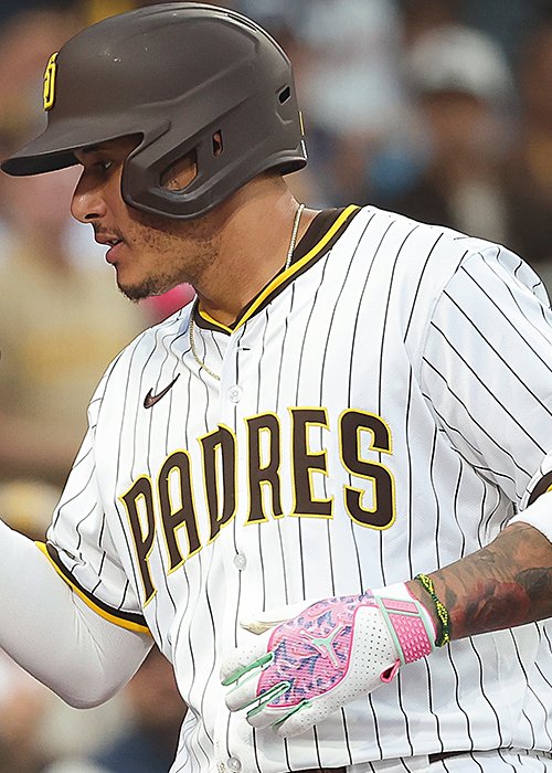 マニー・マチャド　Manny Machado　メジャー14年間で通算369本塁打の三塁手。パドレス8年目を迎える