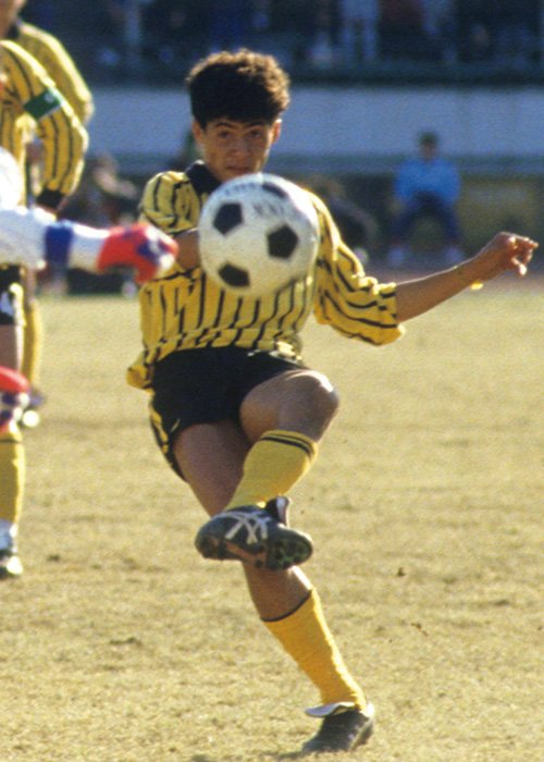 1986年第65回大会の得点王アデミール・サントス《東海大一（静岡）》