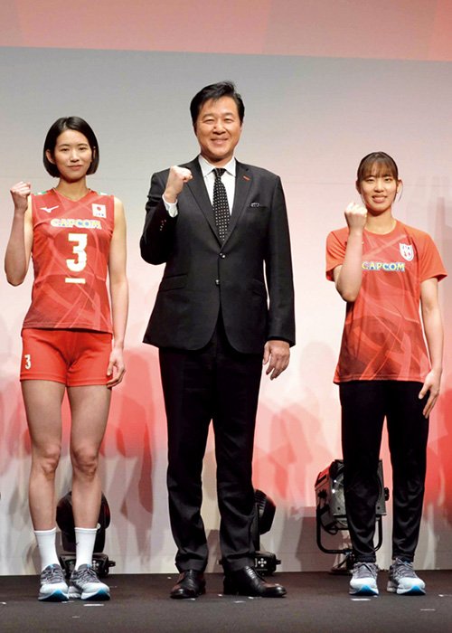 日本バレーボール協会の川合俊一会長は会見で「愛されるチームになるように好きな呼び方で呼んでほしい」と語った