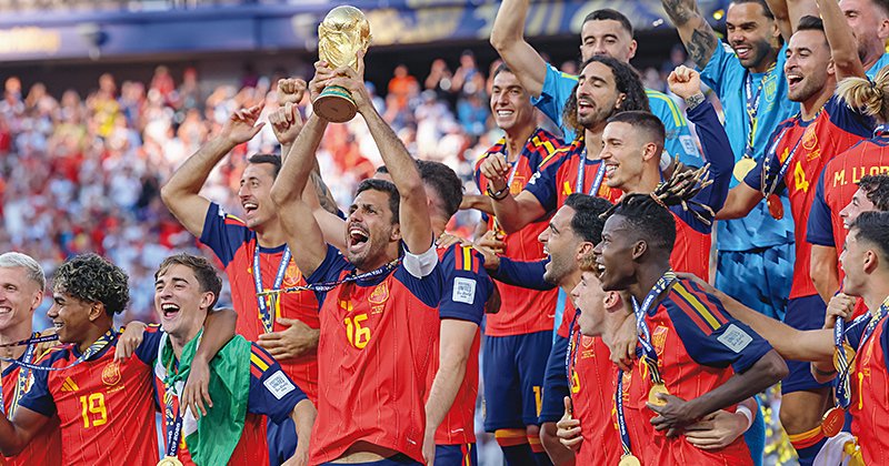 決勝戦の舞台裏】獰猛なアルゼンチンを制したスペインは「ひと夏の祭り