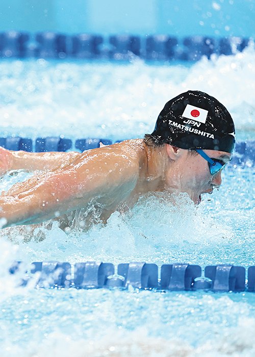 400m個人メドレーで銀メダルに輝いた松下知之