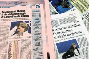 マリニン陥落「団体金が悲劇の前菜」イタリア各報道が生々しい…鍵山を指導コストナーは慮り「ラスト3人はさぞ重圧に」