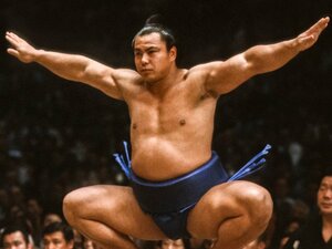 2016年7月31日に亡くなった千代の富士。写真は1983年の九州場所（11月場所）で