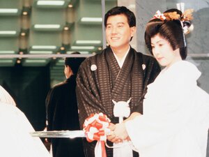 1986年11月27日、巨人・原辰徳の結婚式（東京・千代田区の赤坂プリンスホテル）