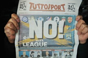 【セリエ編を読む】ユーべサポ「恥を知れ」、マルディーニは蚊帳の外、UEFAに楯突くコンテ、怒りのプロビンチア… 欧州SL崩壊でセリエAは“遺恨必至”