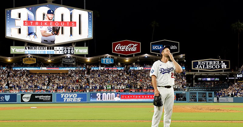 通算500本塁打以上の難易度」ドジャース一筋18年の左腕カーショーに