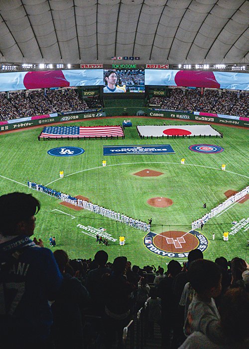 ドジャースは東京ドームでカブスとの開幕戦を迎えた