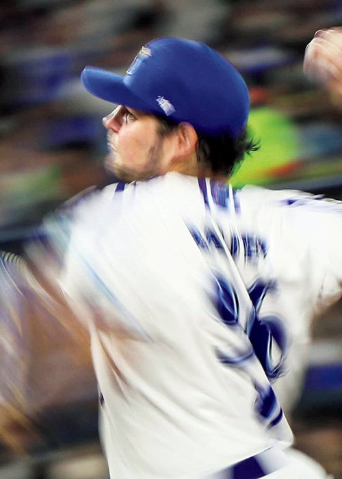 6月は4戦4勝、防御率2.08の成績で月間MVPに。プラスワン投票でオールスターにも選出された