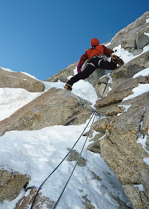 2008年、アラスカ・デナリ南壁での一村。横山、佐藤とのベアトゥース北東壁からデナリに至る継続登攀は世界から注目された