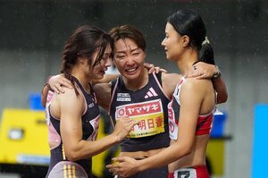 0.03秒差の明暗…“史上最高レベル”日本選手権でハードル女王・福部真子（28歳）と2位・田中佑美（25歳）が語った「ライバルたちとの絆」